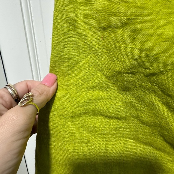 Liz & Jane clothes linen Romper pockets art to wear lagenlook womens medium - Picture 2 of 6